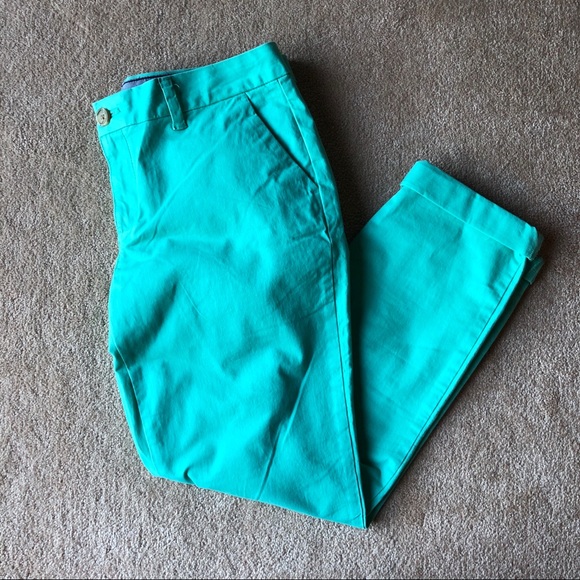 Tommy Hilfiger Pants - Tommy Hilfiger Cuffed Chino Slim-Leg Pants